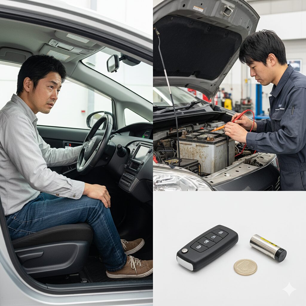 プリウスαのエンジンかからない原因5つ・対処法・修理費用の完全ガイド