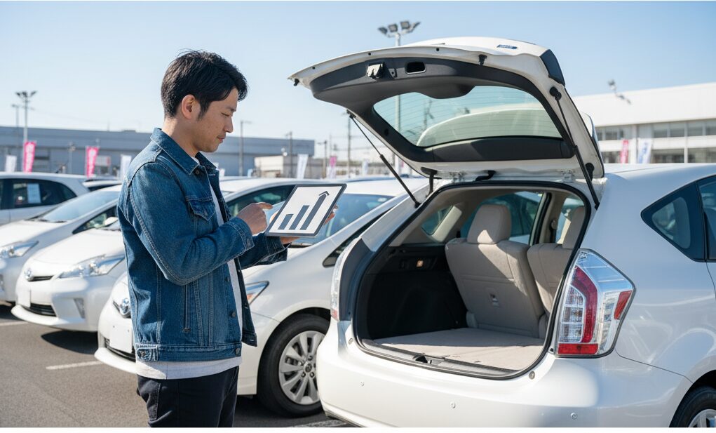 7人乗りの中古市場での価格と人気