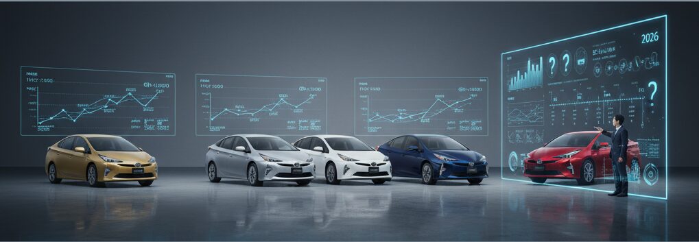 歴代プリウスのマイナーチェンジの歴史と周期