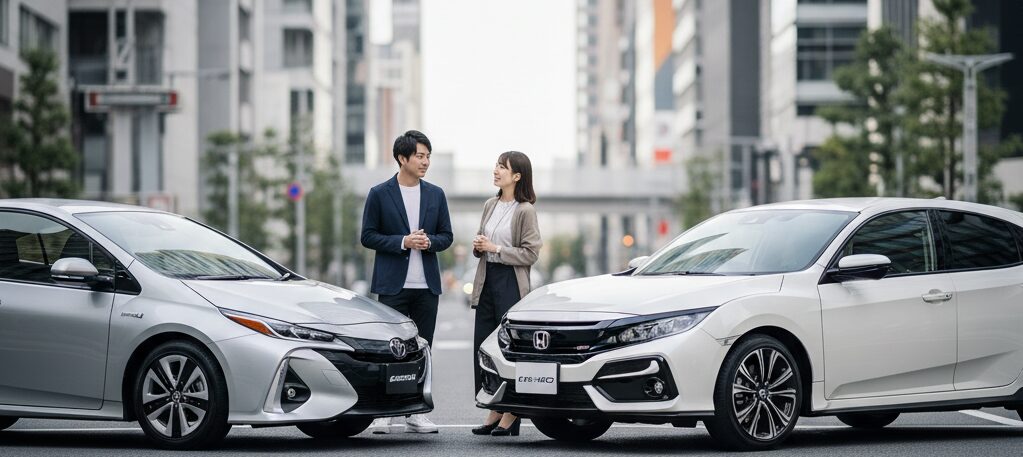 プリウスとライバル車と比較
