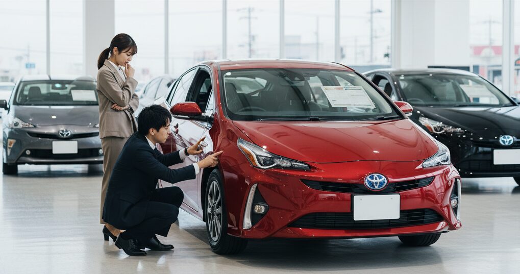 プリウスの赤、中古車市場での評価