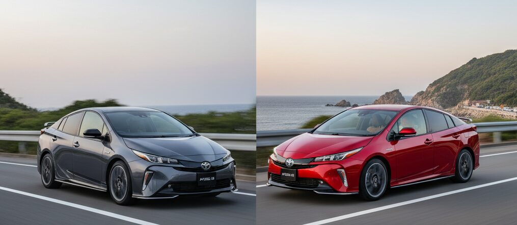 プリウスのグレーメタリックと赤はかっこいい？評判・人気など比較
