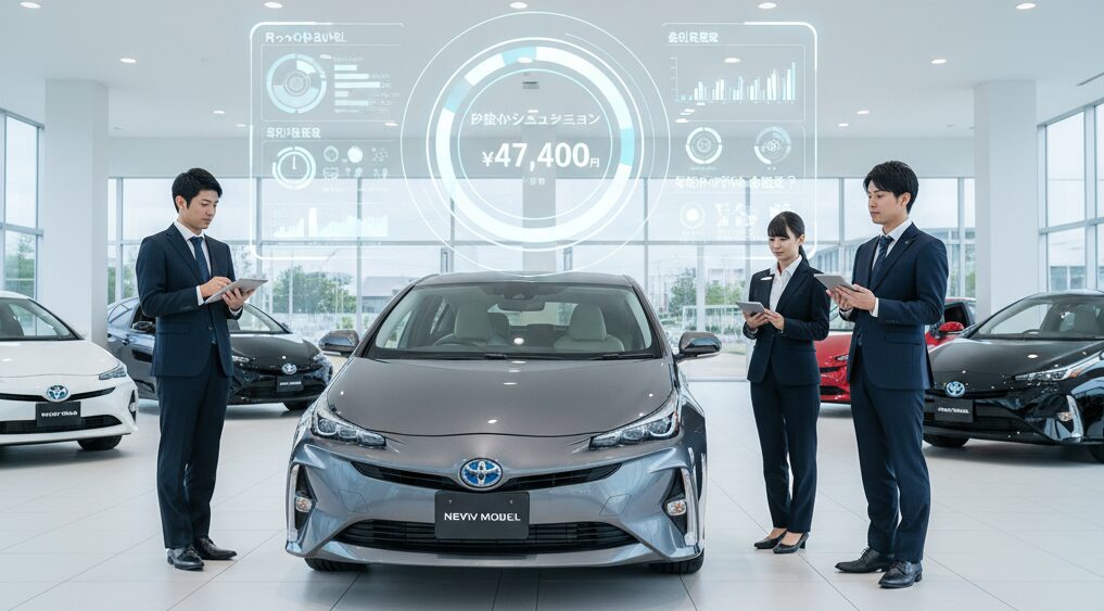 プリウスの残クレ支払いシミュレーション