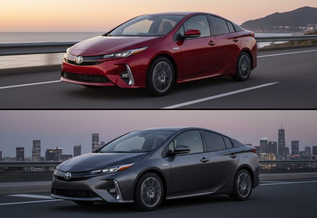 プリウスの赤はかっこいい？グレーメタリックとの比較