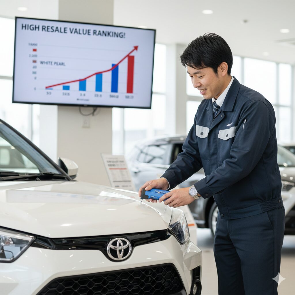 リセールバリューを意識した人気色のランキング