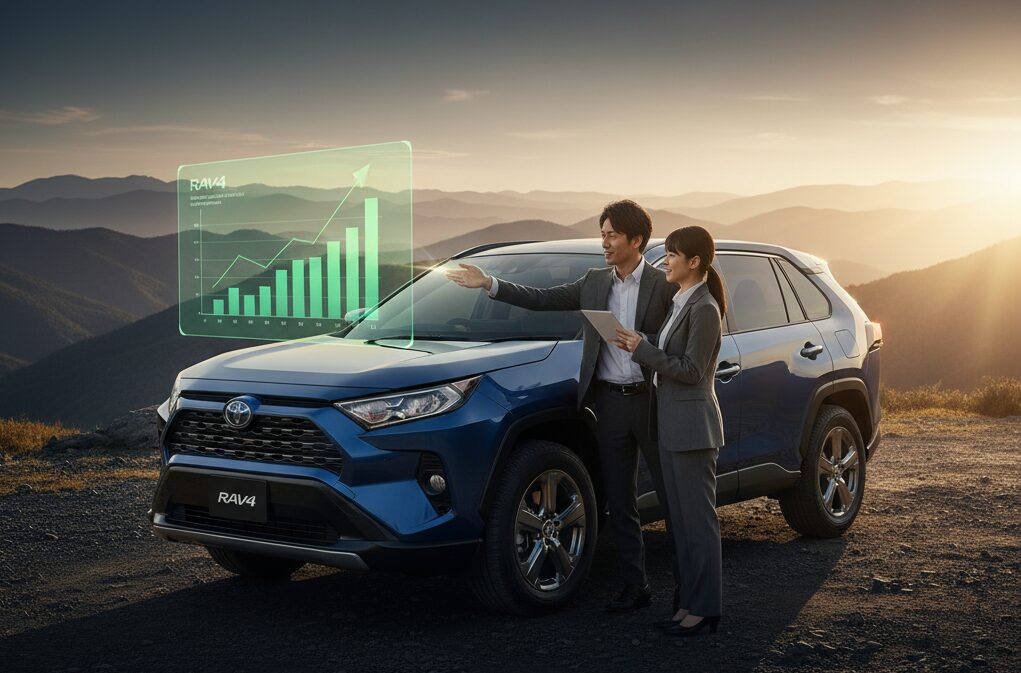 rav4のリセールが悪い説をデータで検証