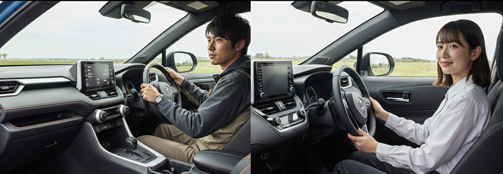 内装比較：質感と高級感の違い