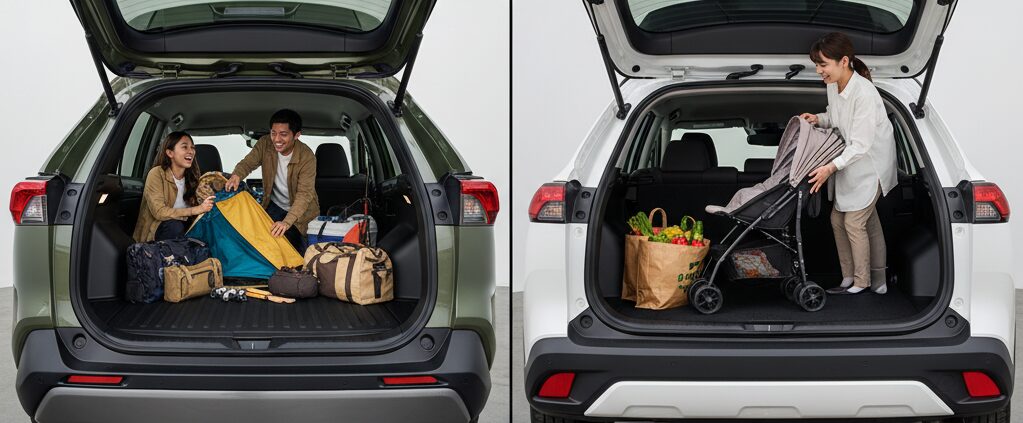 荷室容量と使い勝手