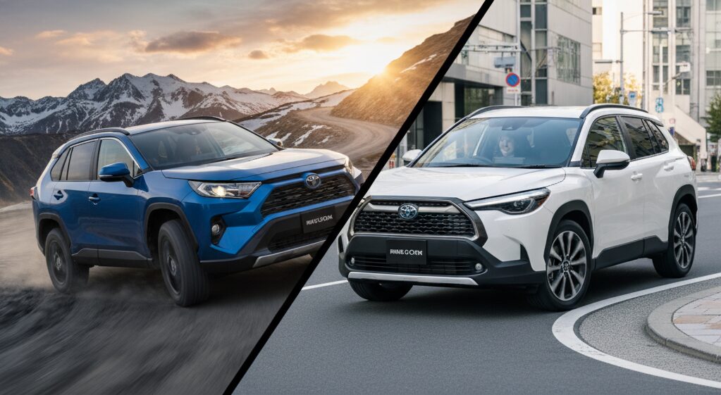 RAV4とカローラクロス比較：走行性能
