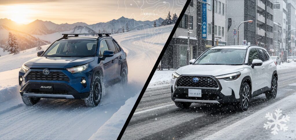 4WD比較：雪道での走破性