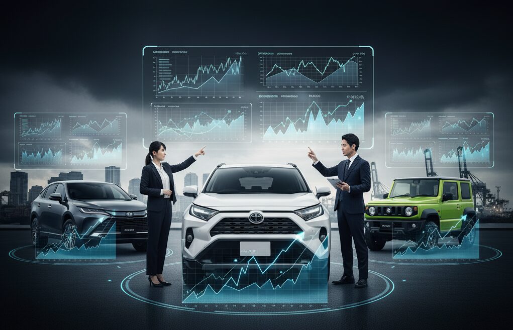 ハリアーやジムニーとのリセール比較