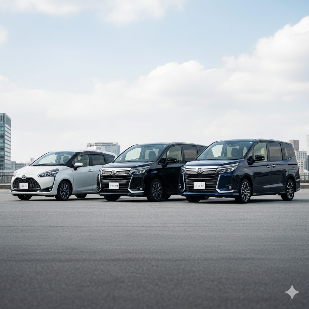 ノアやボクシーとの比較