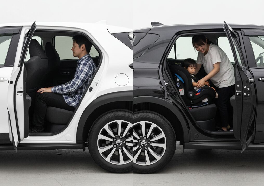 頭上空間（ヘッドルーム）の開放感