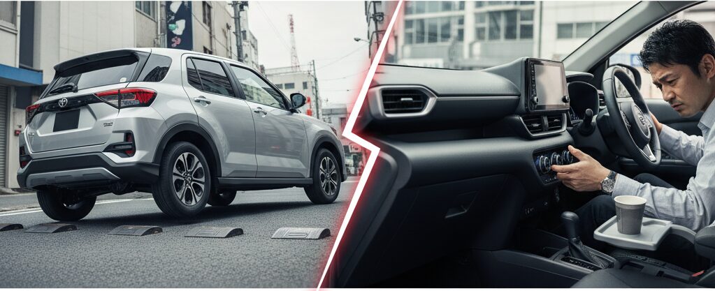トヨタライズ体験上の不満：ダメと言われる乗り心地と内装の評価