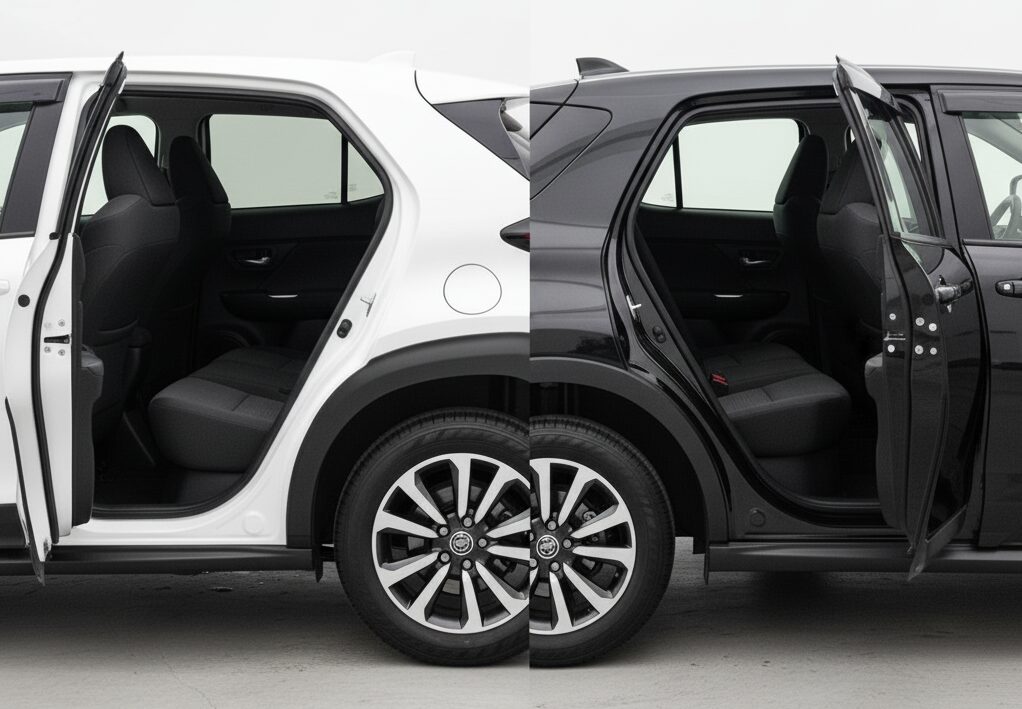 ヤリスクロスとライズの後部座席、実用性検証