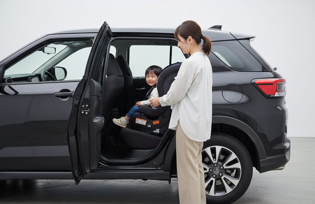チャイルドシートの乗せ降ろし比較
