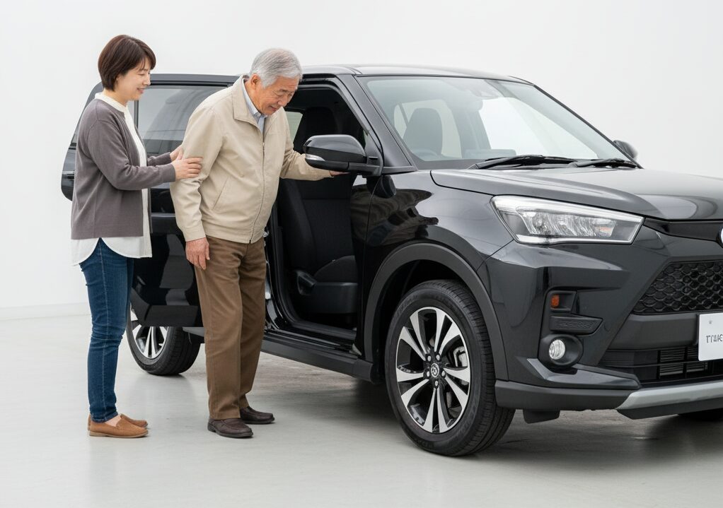 高齢者も安心？後席の乗降性