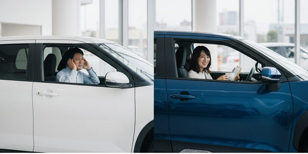 ハイブリッドの静粛性を比較