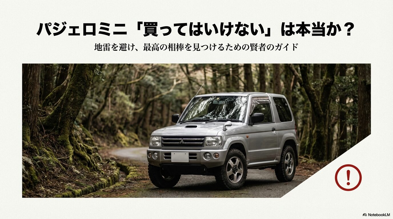 パジェロミニ買ってはいけない年式は？AT故障と致命的な錆を見抜け