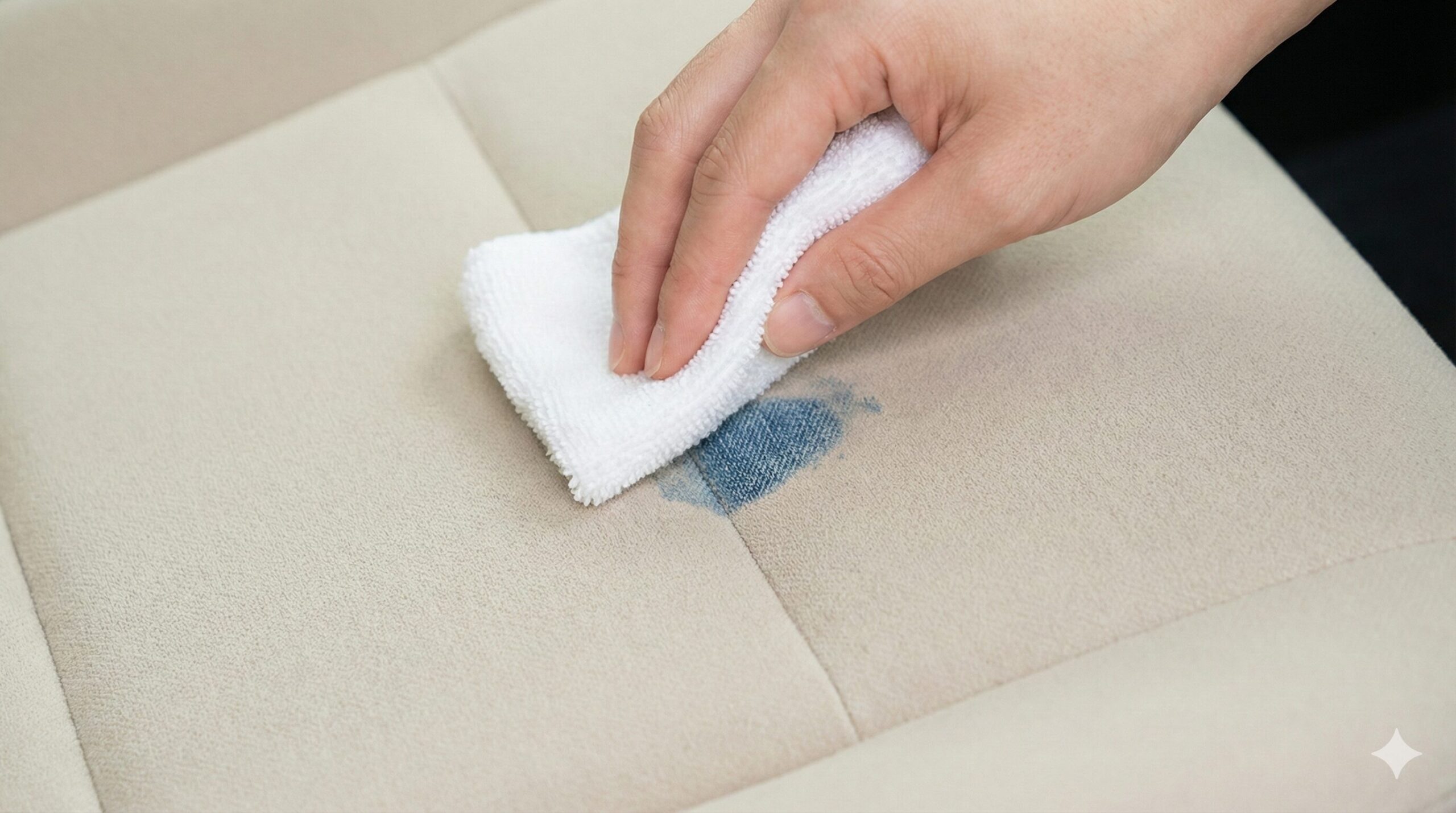 デニムの色移りは激落ちくんや中性洗剤で落ちるか？