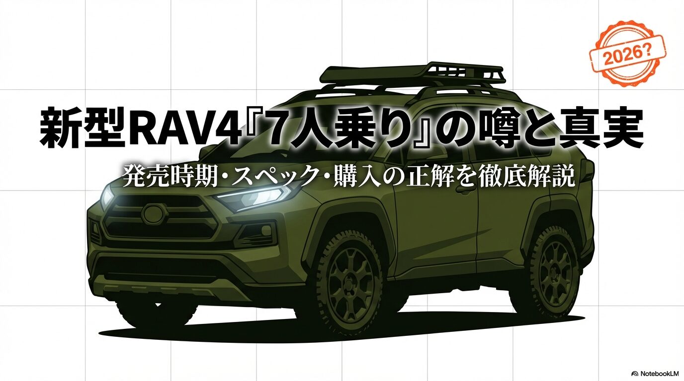 新型rav4 最新情報 7人乗り